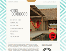 Tablet Screenshot of hotelescondido.com